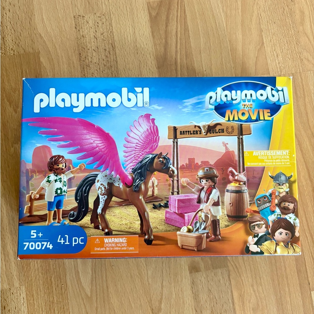 Playmobil The Movie Pink Winged Horse Playset